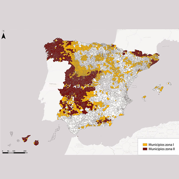 Mapa Radon